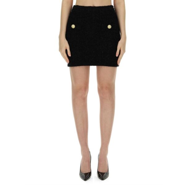 ⁦Balmain Tweed Mini Skirt⁩ – תמונה ⁦2⁩